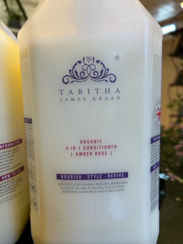 NEW 4 in 1 Amber Rose Conditioner 5L (Note: this is only available for refill stations)