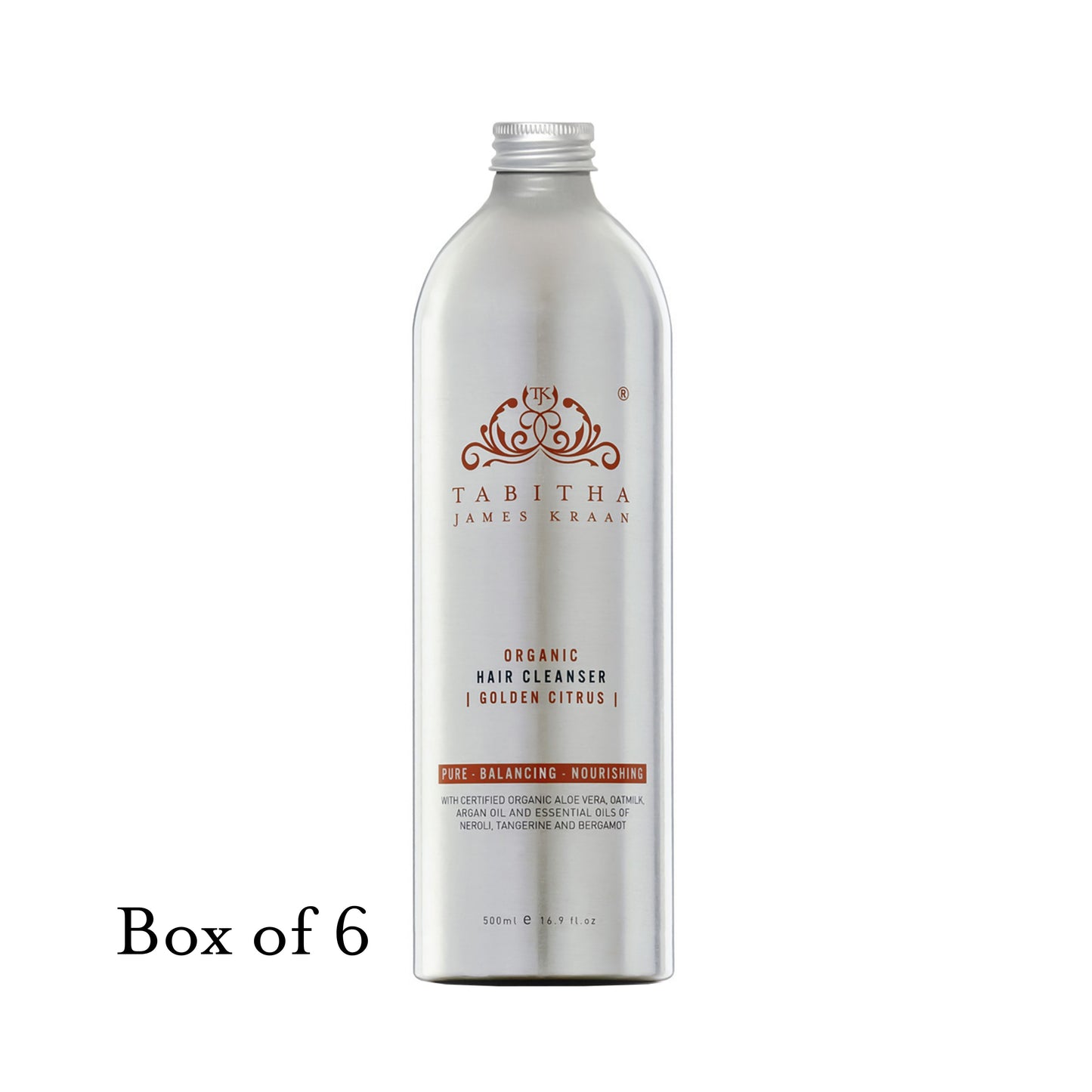 Golden Citrus Hair Cleanser 500ml - Cap - Box of 6