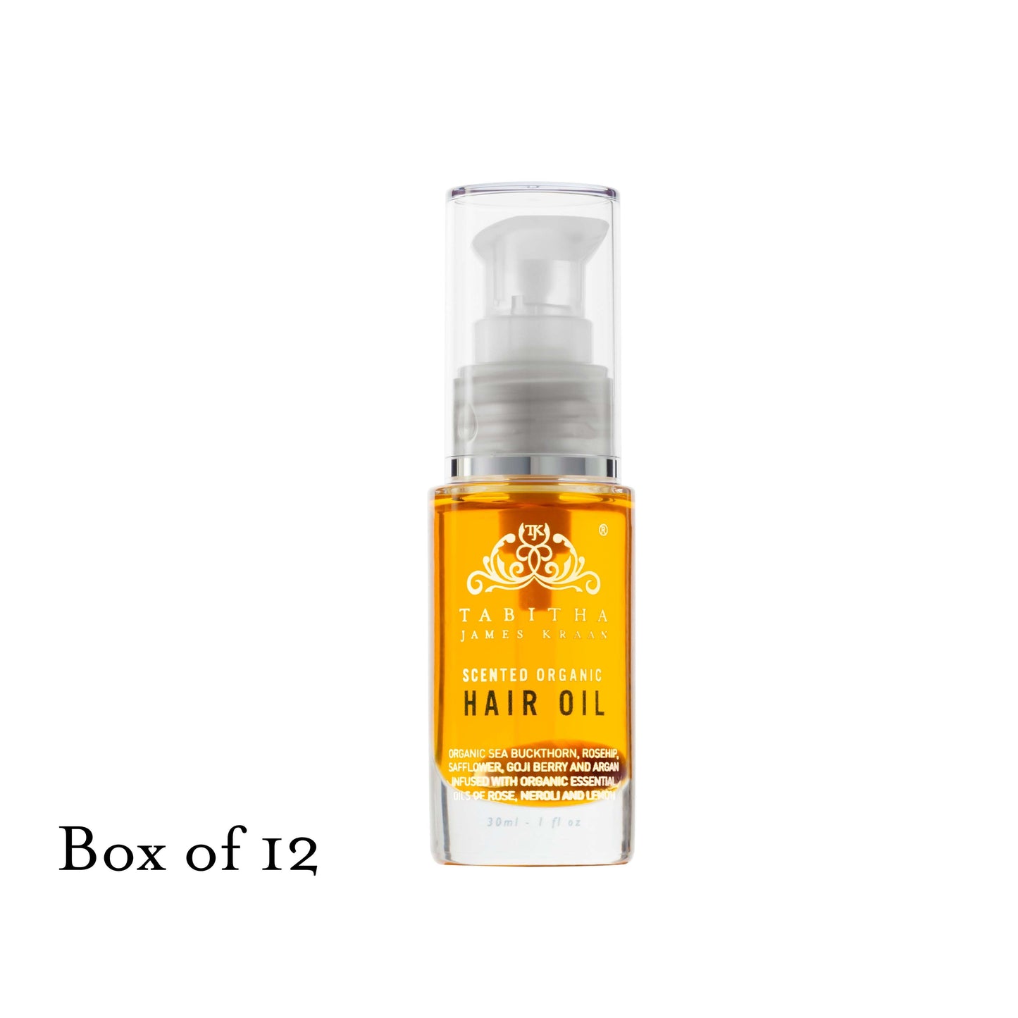 Scented Organic Hair Oil 30ml - Box of 12*