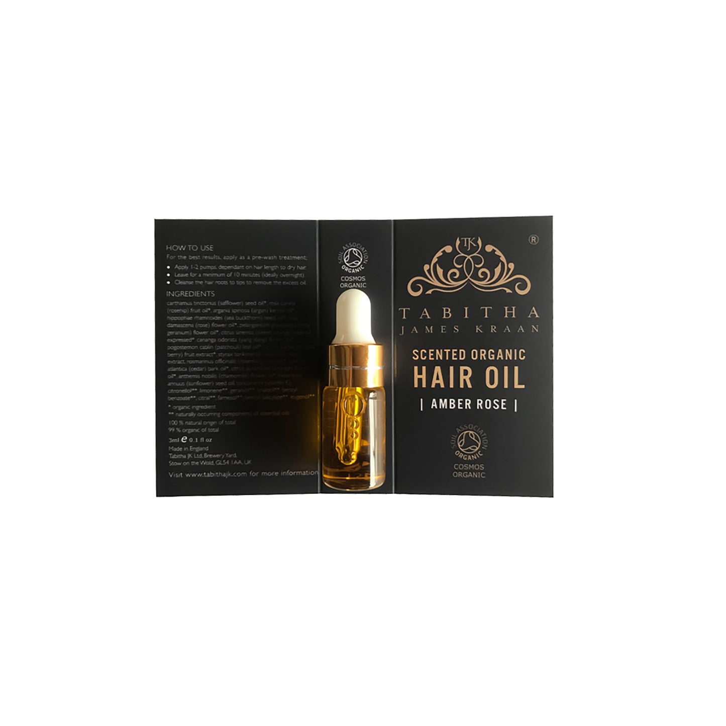 Scented Organic Hair Oil Sample*