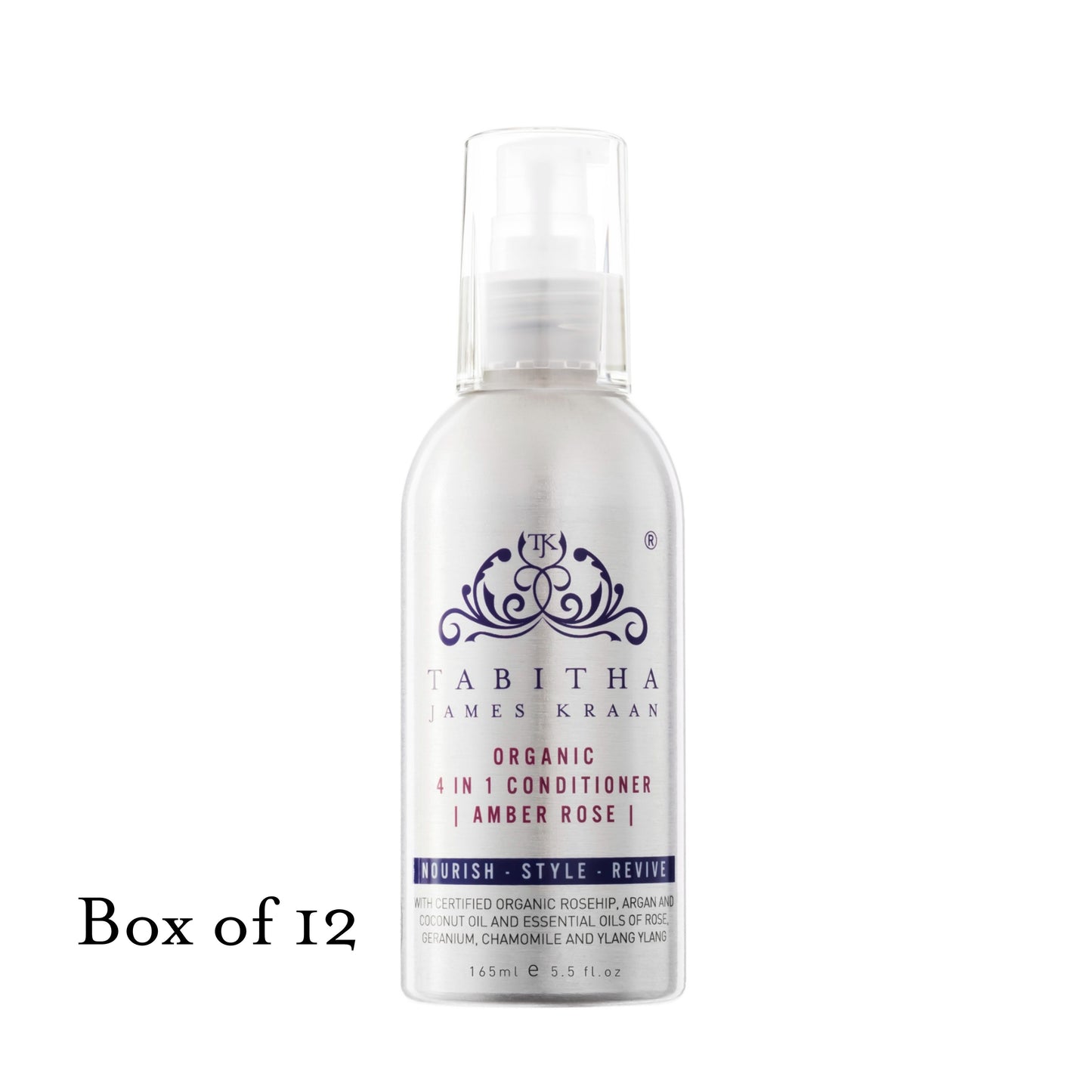 4 in 1 Amber Rose Conditioner 165ml - Pump - Box of 12