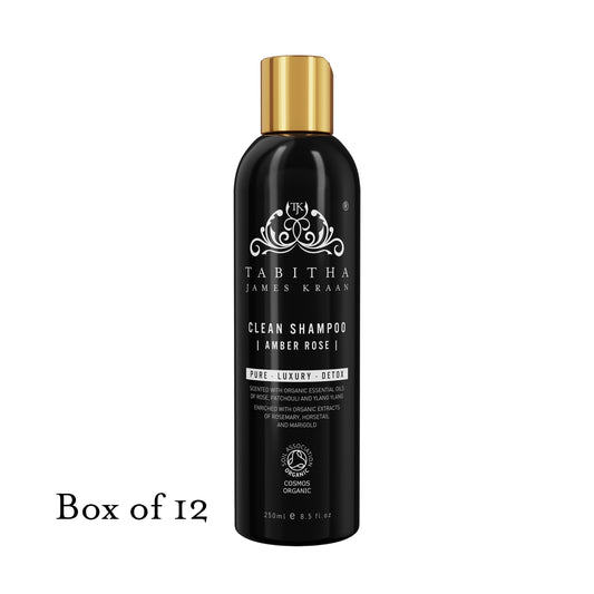 Clean Shampoo Amber Rose 250ml - Box of 12*